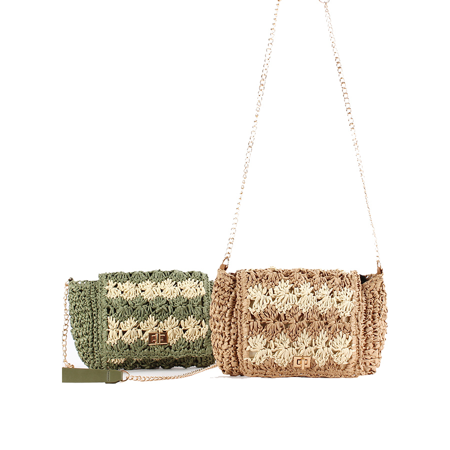 Women'S Raffia Bags - Borse a tracolla in paglia da