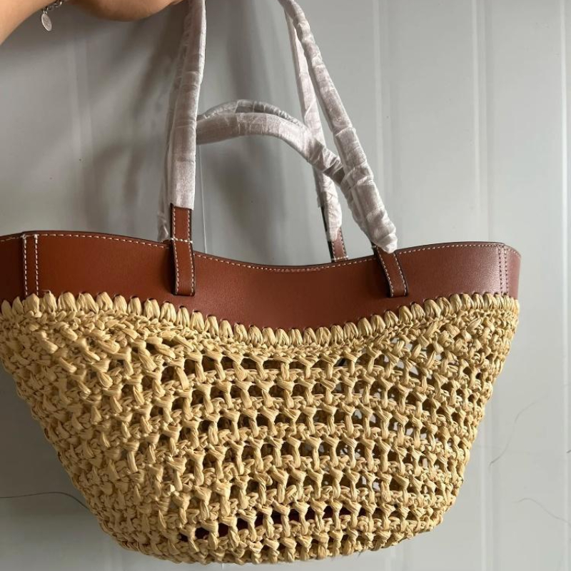 Borsa da spiaggia in tessuto c - Women'S Raffia Bags recensione e prezzo