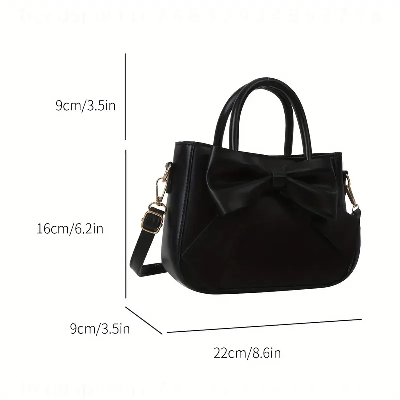 Elegante Borsa a Mano Nera con - Women'S Bags Handbags recensione e prezzo