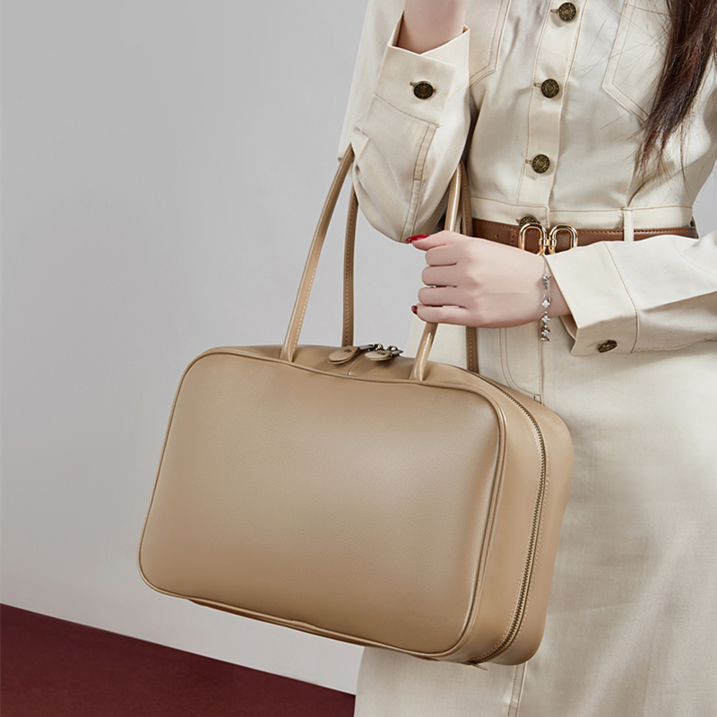 BURMINSA Borsa Boston in Vera  - Women Hand Bags For Office recensione e prezzo