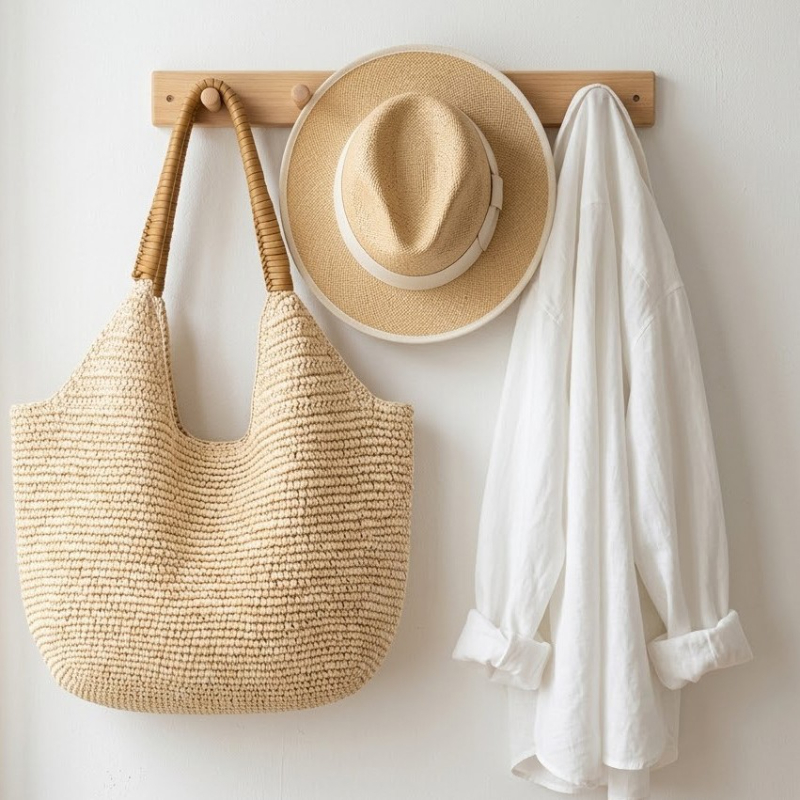 Borsa a Spalla in Rafia Intrec - Women'S Raffia Bags recensione e prezzo